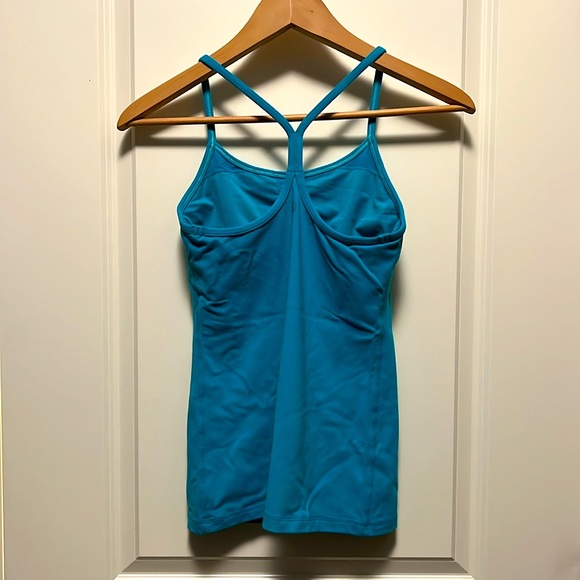 Lululemon tank turquoise size 4 - Picture 3 of 4